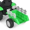 Дитячий електромобіль Tractor Bambi з причепом та пультом керування, зелений