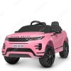 Дитячий електромобіль Bambi Range Rover Evoque (MP3) з додатковими коліщадками, малиновий