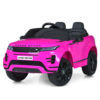 Дитячий електромобіль Bambi Range Rover Evoque (MP3) з додатковими коліщадками, малиновий