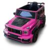 Дитячий електромобыль Bambi Mercedes G-Class зі спойлером та тюнінгом, рожевий