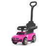 Дитячий каталка-толокар Bambi BMW з батьківською ручкою, рожевий