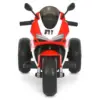 Дитячий електромотоцикл Bambi Sport з вихлопною трубою, червоний