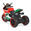 Дитячий електромотоцикл Bambi Sport з вихлопною трубою, червоний