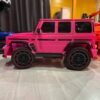 Дитячий електромобыль Bambi Mercedes G-Class зі спойлером та тюнінгом, рожевий