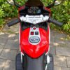 Дитячий електромотоцикл Bambi Sport з вихлопною трубою, червоний