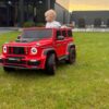 Дитячий електромобыль Bambi Mercedes G-Class зі спойлером та тюнінгом, червоний