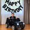 Дитячий електромобіль Mercedes G-Class одномісний, чорний