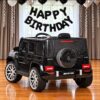 Дитячий електромобіль Mercedes G-Class одномісний, чорний