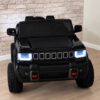 Дитячий електромобіль джип 4x4 24V Premium DualDrive з пультом керування 2.4G, EVA колесами, м’яким екошкіряним сидінням, чорний