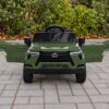 Дитячий електромобіль Lexus одномісний з EVA колесами, зелений