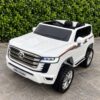 Дитячий електромобіль Bambi Toyota Land Cruiser Classic (MP3) (24V) з багажником, білий