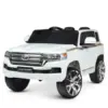 Дитячий електромобіль Bambi Toyota Land Cruiser Classic (MP3) (24V) з багажником, білий