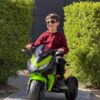 Дитячий електромотоцикл Bambi BMW COMFORT триколісний, зелений