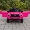 Дитячий електромобіль Lexus одномісний з EVA колесами, рожевий