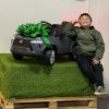 Дитячий електромобіль Lexus одномісний з EVA колесами, сірий