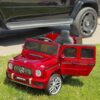Дитячий електромобіль Mercedes G-Class одномісний, червоний