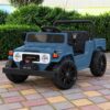 Дитячий електромобіль Toyota одномісна з EVA колесами, синій