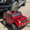 Дитячий електромобіль Mercedes G-Class одномісний, червоний