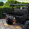 Дитячий електромобіль Toyota одномісна з EVA колесами, чорний