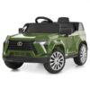 Дитячий електромобіль Lexus одномісний з EVA колесами, зелений