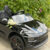 Дитячий електромобіль Porshe Cayen одномісний, чорний