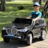 Дитячий електромобіль Bambi BMW Х7 двомісний з пультом керування, чорний