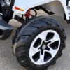 Дитячий електромобіль Bambi Jeep двомісний на пульті керування, білий