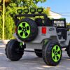 Дитячий електромобіль Bambi Jeep двомісний на пульті керування, сірий