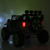 Дитячий електромобіль Bambi Jeep двомісний на пульті керування, сірий