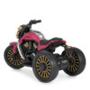 Дитячий електромотоцикл Bambi Retro-Motorbike TURBO Series триколісний, рожевий