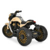 Дитячий електромотоцикл Bambi Retro-Motorbike TURBO Series триколісний, бежевий