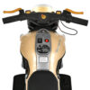 Дитячий електромотоцикл Bambi Retro-Motorbike TURBO Series триколісний, бежевий