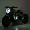 Дитячий електромотоцикл Bambi Retro-Motorbike TURBO Series триколісний, бежевий