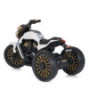 Дитячий електромотоцикл Bambi Retro-Motorbike TURBO Series триколісний, білий