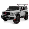 Дитячий електромобіль Bambi Mercedes Brabus зі спойлером повнопривідний, сірий
