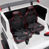 Дитячий електромобіль Bambi Mercedes Brabus зі спойлером повнопривідний, білий