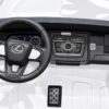 Дитячий електромобіль Lexus LX 200 з м'яким сидінням та пультом керування, білий