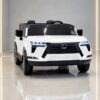 Дитячий електромобіль Lexus LX 200 з м'яким сидінням та пультом керування, білий
