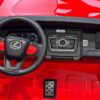 Дитячий електромобіль Lexus LX 200 з м'яким сидінням та пультом керування, червоний