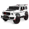 Дитячий електромобіль Bambi Mercedes Brabus зі спойлером повнопривідний, білий
