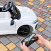 Дитячий електромобіль Bambi Audi Q3 одномісний з шкіряним сидінням, білий