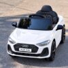 Дитячий електромобіль Bambi Audi Q3 одномісний з шкіряним сидінням, білий