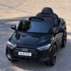Дитячий електромобіль Bambi Audi Q3 одномісний з шкіряним сидінням, чорна