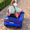 Дитячий електромобіль з пультом керування Bambi Audi RS Q8, синій