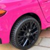 Дитячий електромобіль Bambi Audi Q3 одномісний з шкіряним сидінням, рожевий