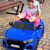 Дитячий електромобіль з пультом керування Bambi Audi RS Q8, синій