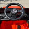 Дитячий електромобіль Jeep одномісний з EVA-колесами та пультом керування, помаранчевий