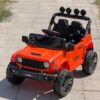 Дитячий електромобіль Jeep одномісний з EVA-колесами та пультом керування, помаранчевий