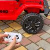 Дитячий електромобіль Jeep одномісний з EVA-колесами та пультом керування, червоний