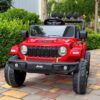 Дитячий електромобіль Jeep одномісний з EVA-колесами та пультом керування, червоний